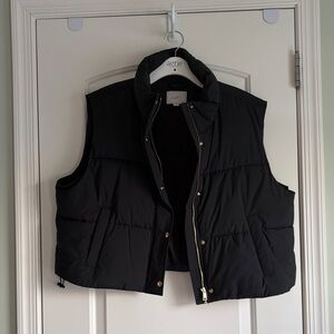 LOFT Black Puffer Vest